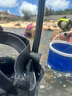 SMVP潛水鏡浮潛面罩裝備潛水下呼吸器潛水鏡成人潛泳呼吸罩潛水呼吸器 （L/XL） 成人男士 全新升級款雙管款-黑色 曬單實(shí)拍圖