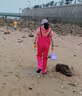 戰(zhàn)流女士下水褲趕海裝備大人防水衣下半身涉水服水褲水鞋連體全身雨褲 粉紅色背帶褲(大口袋)【3D修身】 均碼 (37 鞋碼) 曬單實拍圖