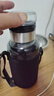 【送杯套】大容量加厚玻璃杯子便攜噸噸杯茶水分離帶杯套泡茶水杯 透明 1000ml噸噸桶 1只裝 曬單實(shí)拍圖