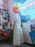 乙來(lái)（EASTERN LIGHT）【明星同款】新品連衣裙套裝2025法式黑白色泡泡袖半身夏季女裙 短袖小衫-香檳黃 S 曬單實(shí)拍圖