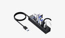深藍大道 USB3.0擴展塢多接口延長線分線器擴展HUB拓展塢網(wǎng)銀u盾轉換器筆記本電腦一拖四集線器轉接器供電 曬單實拍圖