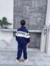G.DUCKKIDS童裝男童運動套裝春秋款兒童衣服男孩秋裝新款9-15歲洋氣兩件套 藏青色 常規(guī) 160 建議身高150-160年齡12-14歲 曬單實拍圖