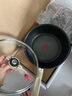 特福（Tefal）平底鍋煎蛋不粘鍋早餐煎鍋少油少煙燃?xì)庠铍姶艩t通用深煎鍋米色 曬單實(shí)拍圖