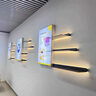 六穎鋁合金置物架LED發(fā)光層板金屬層板帶燈墻上懸空層板一字板展示架 黑亞光【長60cm×寬20cm_帶燈款 曬單實(shí)拍圖