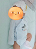 愛寶適嬰兒帽子夏季薄款寶寶胎帽新生兒囟門帽公主遮陽帽粉白2件套S609 曬單實拍圖