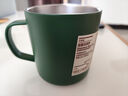 無印良品（MUJI）不銹鋼雙層馬克杯 大容量男女辦公學(xué)生水杯茶杯咖啡杯 綠色 380ml 曬單實拍圖