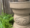 陋石坊新中式花園石墩凳戶(hù)外花盆底座庭院盆景別墅陽(yáng)臺室內復古造景擺件 F128-1吉祥如意花墩 曬單實(shí)拍圖