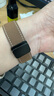 BHO適用蘋(píng)果手表表帶apple watch新款10/ultra手表帶真皮iwatch s9/8/7/6/5/se細絨真皮表帶 曬單實(shí)拍圖