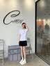 Teenie Weenie小熊短袖T恤女2025年夏季新款休閑白小T多巴胺清新打底上衣 曬單實拍圖