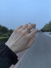 周六福爆閃方糖5G工藝黃金戒指女七夕生日禮物計(jì)價(jià)A0113174 14號(hào)約2.62g 曬單實(shí)拍圖