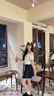 紫涵（ZIHAN）紫涵條紋拼接牛仔a字短裙女2025秋季新款系繩松緊高腰藏青半身裙 藏青 XS 曬單實拍圖