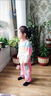 迪士尼女寶寶夏季套裝2024純棉夏裝薄款可愛兔子洋氣T恤印花兩件套洋氣 粉色 90 建議80-90cm1歲半-2歲cm 曬單實(shí)拍圖
