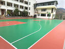 室內外硅pu球場(chǎng)籃球場(chǎng)材料地膠體育操場(chǎng)羽毛球場(chǎng)網(wǎng)球場(chǎng)館廠(chǎng)家運動(dòng) 籃球場(chǎng) 曬單實(shí)拍圖