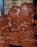 桃木三陽(yáng)開(kāi)泰擺件實(shí)木雕刻家居工藝品生肖羊三羊開(kāi)泰辦公室客廳酒柜擺設裝飾 小號高約28厘米 曬單實(shí)拍圖
