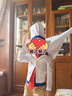 柯霸（Keba）怪盜基德cos服 COSPLAY服裝名偵探柯南周邊衣服全套成人兒童男 白色服裝全套（含帽子披風(fēng)）+眼鏡 110碼 曬單實拍圖