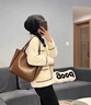 Chiecu Kscbn輕奢包包女包單肩托特包女士大容量新款牛皮包七夕情人節(jié)生日禮物 棕色【送老婆送女友送媽媽】 精美禮盒裝 曬單實拍圖