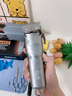 奧克斯（AUX）剃頭理發(fā)器電推子電動推子成人電推剪剃光頭神器剃頭刀理發(fā)店專用油頭推剪送男友爸爸禮物 銀色【理發(fā)工具+收納包+雙鋼剪】 曬單實拍圖