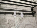 九牧王世家JOMOMW加厚太空鋁折疊浴巾架槍灰毛巾架免打孔衛(wèi)生間壁掛置物角架 槍灰加厚六件套9鉤 曬單實拍圖
