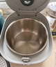 美的（Midea）電飯煲 0涂層電飯鍋4升 316L不銹鋼內(nèi)膽3-4人家用多功能無涂層微壓智能預(yù)約MB-RE476S 曬單實(shí)拍圖
