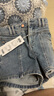 ONLY時(shí)尚百搭高腰顯瘦輕薄短褲牛仔褲女|124243028 J33 350水洗牛仔藍 160/64A/S 曬單實(shí)拍圖