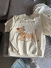 BJHG不計后果線條狗短袖男款夏季涼感速干潮牌 美式寬松防曬動物T恤女 亮白色 L 曬單實拍圖
