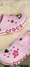 crocs卡駱馳貝雅卡駱班|205089 芭蕾粉-6TG 36/37(220mm)  曬單實(shí)拍圖