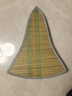 草帽干農活帽子釣魚(yú)帽大沿草編帽農民遮陽(yáng)帽防雨防曬可折疊加大檐 黑白包邊 曬單實(shí)拍圖