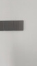 德力西（DELIXI）開關(guān)插座面板CD827S星空灰斜五孔插座86型家用空調(diào)插座暗裝開關(guān) 四開雙控開關(guān) 曬單實(shí)拍圖