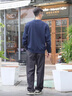 Teenie Weenie Men小熊男裝休閑寬松380g毛圈圓領(lǐng)大熊印花套頭衛(wèi)衣 藏青 L 曬單實(shí)拍圖