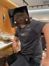 杰克·瓊斯（JACK&JONES）男裝25年短袖T恤男士夏季棉潮流休閑圓領(lǐng)滿印航海系列高端半袖 E44黑砂色 常規(guī) M 曬單實(shí)拍圖