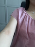 德瑪納【通勤白月光】夏季爽滑亞麻棉混紡襯衫圓領綁帶寬松襯衣女裝上衣 曬單實拍圖