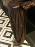 江南先生NewJNXS仿麂皮星星織帶時(shí)尚寬松衛衣褲子秋休閑情侶套裝 棕色褲子 XL 曬單實(shí)拍圖