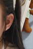 DAISY DREAM透明樹脂養(yǎng)耳洞耳釘學(xué)生隱形耳環(huán)女硅膠耳堵耳棒非塑料耳骨釘耳飾 【5對裝】隱形款樹脂耳釘 曬單實拍圖