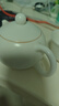 鈺銓龍門 白瓷茶壺 中國白羊脂玉瓷素?zé)魇丶兪止ぬ沾筛叨伺莶鑹囟Y盒裝 羊脂玉瓷西施壺（約200ml) 曬單實(shí)拍圖
