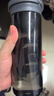 樂扣樂扣（LOCK&LOCK）簡約大容量塑料水杯tritan帶茶漏提手戶外水壺男女杯子610ML灰色 曬單實拍圖