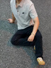斯凱奇（Skechers）男士POLO衫夏季新款戶外運動速干短袖時尚polo衫男 卡其色  XL  曬單實拍圖