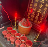 善揚(yáng)純黃銅led電蠟燭燈電子蠟燭燈財(cái)神爺燈供佛插電電燭燈供奉財(cái)神燈神臺(tái)燈供燈家用供燈長(zhǎng)明燈 6寸-財(cái)字款/對(duì)（共4個(gè)燈泡） 曬單實(shí)拍圖