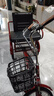 飛鴿 FG FLYING PIGEON新款老年人力三輪車(chē)腳蹬腳踏腳踩車(chē)自行車(chē)輕便小型老人代步車(chē)成人 酒紅色18寸 碟剎-加大座椅 曬單實(shí)拍圖