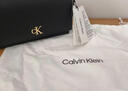 卡文克萊（Calvin Klein）女包簡約金屬搭扣鏈條翻蓋式荔枝紋斜挎單肩腋下包禮物 DH2806-001太空黑 曬單實拍圖