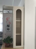麥修奶油風(fēng)屏風(fēng)隔斷玄關(guān)柜鞋柜一體入戶正對(duì)門客廳沙發(fā)擋柜置物架酒柜 120*35*210原木拼奶油色【左柜 】 曬單實(shí)拍圖