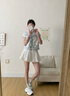 CAMILA KSENIA老爹鞋女士2025新款夏季時尚高檔厚底網(wǎng)面透氣小白休閑百搭運動鞋 米白色 36 曬單實拍圖