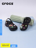 crocs卡駱馳檀健次同款小鯨魚洞洞鞋|206302 黑色-001 37/38(240mm) 曬單實拍圖