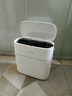 佳幫手抽繩打包垃圾桶12.9L家用大號(hào)帶蓋廁所衛(wèi)生間客廳廚房網(wǎng)紅夾縫桶 曬單實(shí)拍圖