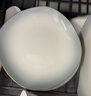 顏來(lái)景德鎮(zhèn)陶瓷餐具套裝家用輕奢碗碟套裝金邊餐具整套骨瓷釉中彩碗盤(pán) 漸變灰6人食 22頭 曬單實(shí)拍圖