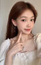 Lnieer法式淡水珍珠流蘇耳環(huán)女S925銀針氣質(zhì)高級(jí)感耳釘小眾百搭耳墜耳飾 淡水珍珠耳墜【S925銀針】 曬單實(shí)拍圖