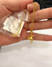 CRD克徠帝黃金項鏈馬上有錢足金999套鏈空心5G送女友節(jié)日禮物 6.5g 曬單實拍圖