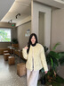 坦博爾（Tanboer）25年新款小個子疊穿羽絨服女短款輕薄秋冬百搭保暖外套TB5330258D 布蕾黃 S (160) 曬單實拍圖