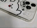 英愷達 適用蘋果16Pro手機殼iPhone16Pro保護套鏡頭全包防摔親膚男女款保護套透明線條小狗+手繩 曬單實拍圖