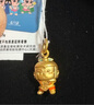周六福葫蘆兄弟聯(lián)名葫蘆娃黃金吊墜生日禮物定價(jià) 大娃 約1.09g  曬單實(shí)拍圖