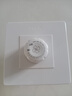 公牛吊扇調(diào)速器通用開關(guān)插座面板電扇家用無(wú)級(jí)86型墻壁暗裝G07D102D 曬單實(shí)拍圖